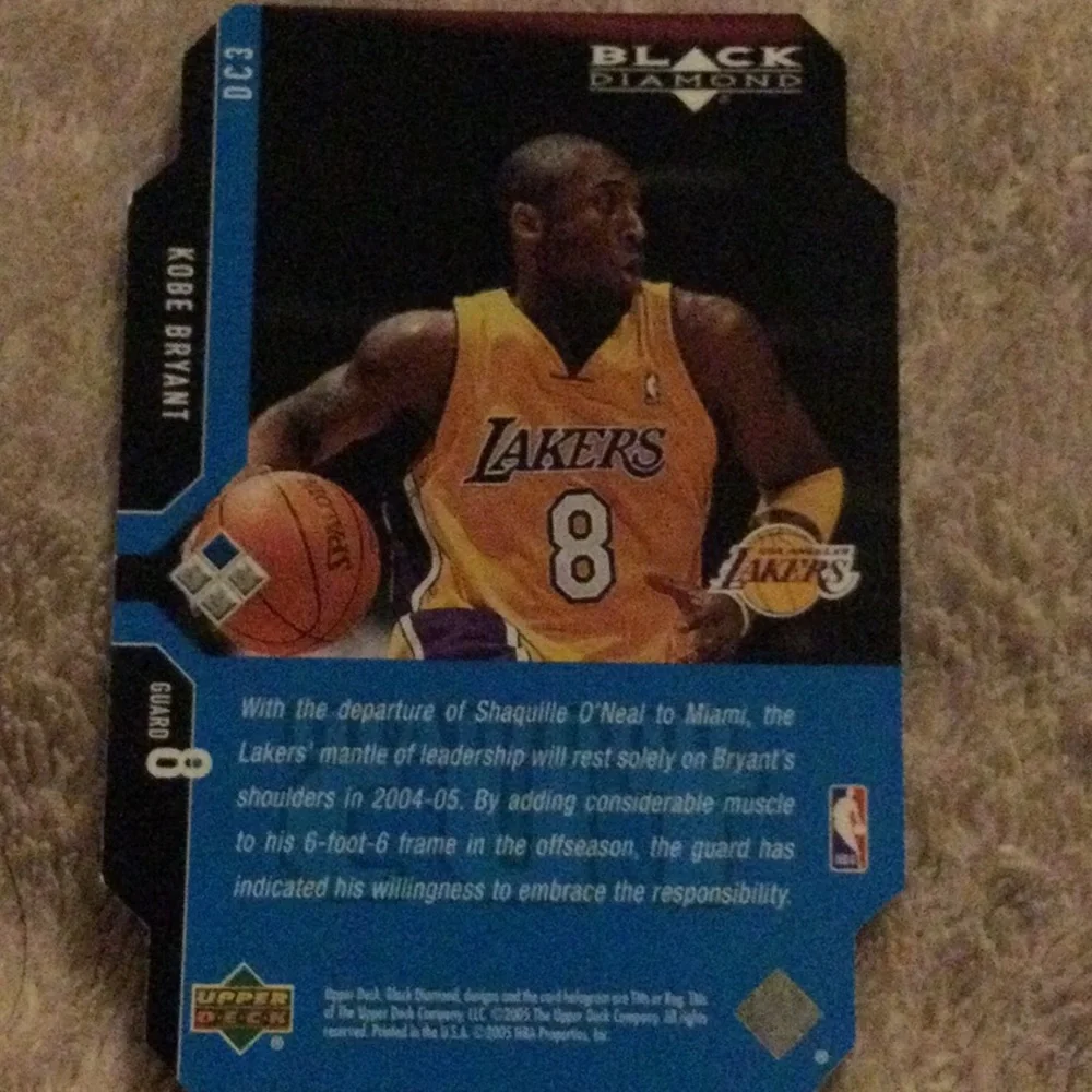 96-97 Kobe Bryant Hoops Rookie & 04-05 Upper Deck Black 💎 basketball cards - Picture 10 of 10